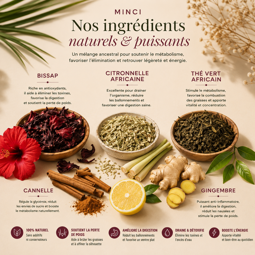 MINCI-L'infusion drainage & légèreté quotidienne