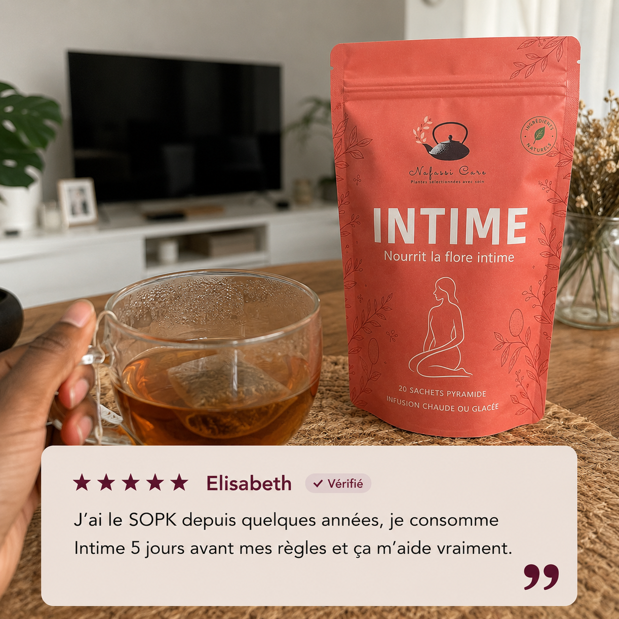 INTIME-L'infusion équilibre & confort féminin quotidien